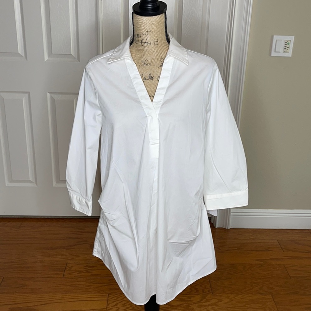 Isabel Maternity White Oxford size M NWT